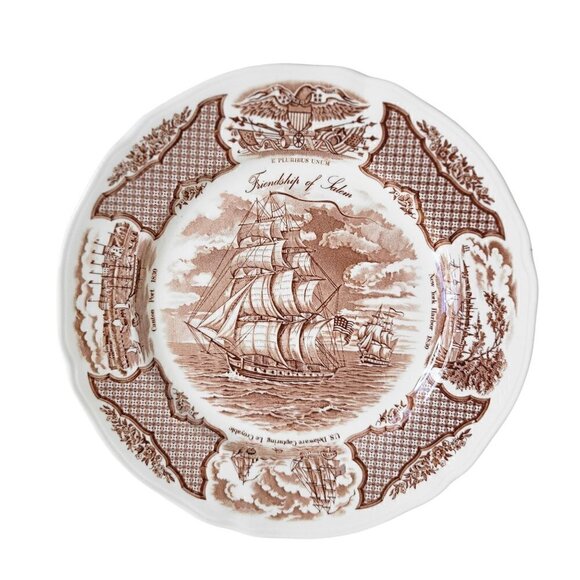 Fair Winds Other - Fair Winds The Friendship of Salem Dinner Plate 10.5"